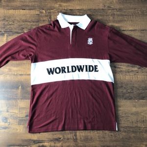 Hypeland Worldwide collard long sleeve